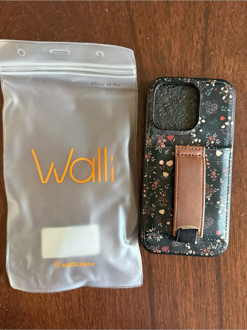Walli Midnight Floral Phone Case for iPhone 14 Pro